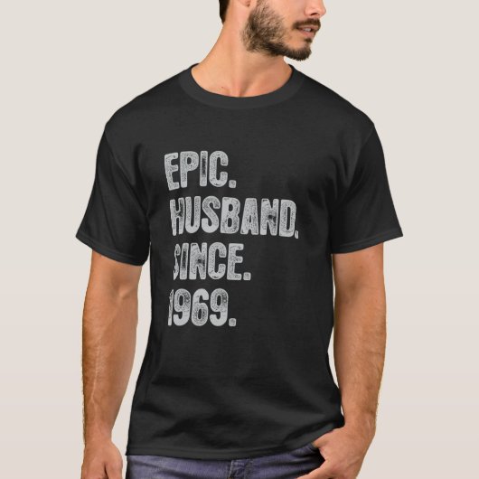 以来53結婚回目の叙事詩の夫 Tシャツ (正面)