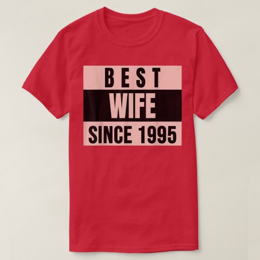 ~以結婚来の大最高の事結婚の妻 Tシャツ (デザイン正面)