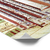 仮定ファサード – 1912ヴィンテージカラー写真 ポスター (角)