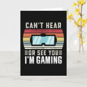 仮想おもしろい現実のギフトが聞き取れないか見ることができない カード (黄色い花)