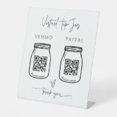 仮想のヒントは、現金の小規模企業のお金に署名 台座サイン (正面)