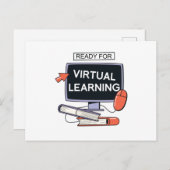 仮想の準備が学完了 ポストカード (正面/裏面)