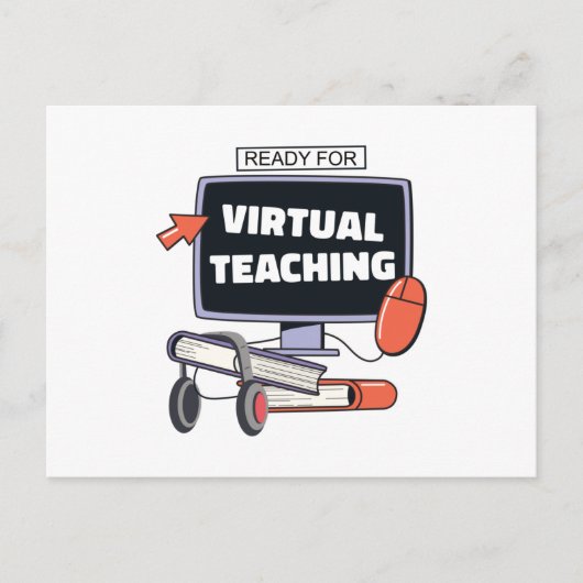 仮想の準備が教え完了 ポストカード (正面)