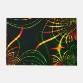 仮想の葉緑の、赤みを帯びた「火色のトゲ」 ドアマット