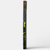 仮想の葉緑の、赤みを帯びた「火色のトゲ」 Case-Mate iPhoneケース (裏面 / 左)