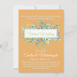 仮想ウェディングビデオチャットライブストリーミング招待状