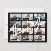 仮想カスタム誕生日12エレガント写真感謝していあなた (正面)