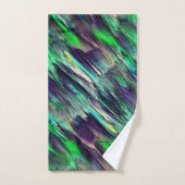 仮想カラフルの停止状態またはレイヤの破棄 バスタオルセット (ハンドタオル)