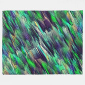 仮想カラフルの停止状態またはレイヤの破棄 フリースブランケット (正面(横))