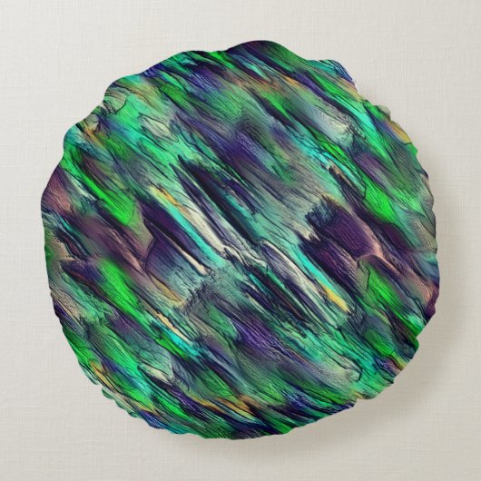 仮想カラフルの停止状態またはレイヤの破棄 ラウンドクッション (裏面)