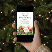 仮想クリスマスウィンターフローラパーティーオンライン 招待状