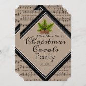 仮想クリスマスキャロリング 招待状 (正面/裏面)