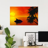 仮想サンセット ポスター (ホームオフィス)