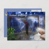 仮想ショッパーのポストカード ポストカード (正面/裏面)
