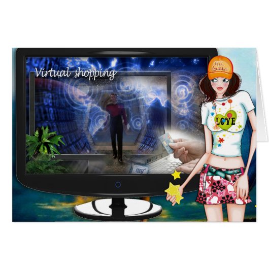 仮想ショッピング (正面横)