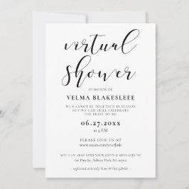 仮想シンプルシャワエレガントーとシステム 招待状