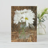 仮想ストリーミン結婚グのHay素朴デイジー 招待状 (スタンド正面)