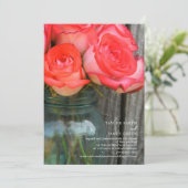 仮想ストリーミ結婚ングの素朴バラJAR 招待状 (スタンド正面)