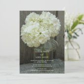 仮想ストリーミ結婚ングのHydranges & Barnwood 招待状 (スタンド正面)