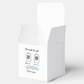 仮想チップジャーQRコード寄付金PayPal フェイバーボックス (オープン)