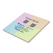 仮想チップjar q rコードマネー寄付PayPal ven タイル (側面)