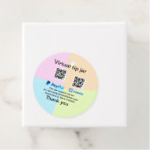 仮想チップjar q rコードマネー寄付PayPal ven フェイバータグ (インサイチュ)