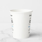 仮想チップjar q rコードマネー寄付PayPal ven 紙コップ (右)