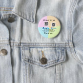 仮想チップjar q rコードマネー寄付PayPal ven 缶バッジ (インサイチュ)