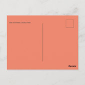 仮想パーティーベビーブライダルシャワー誕生日グラード。 ポストカード (裏面)