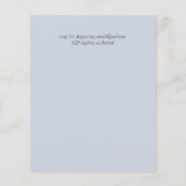 仮想ビデ結婚オチャットのライブストリーミング招待状 (裏面)