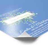 仮想ビデ結婚オチャットのライブストリーミング招待状 フォトプリント            (角)