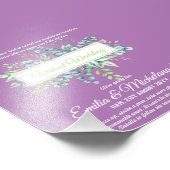 仮想ビ結婚デオチャットライブストリーミング招待状 フォトプリント            (角)