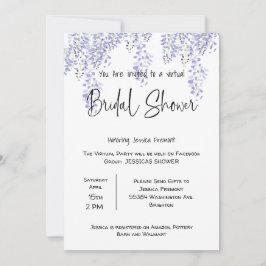 仮想ブライダルウェディングシャワーFacebookの発表 案内状