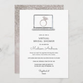 仮想ブライダルシャワー 招待状 (正面/裏面)