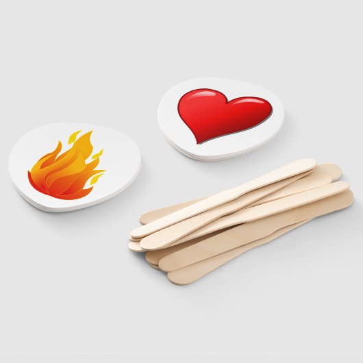 仮想ミーティングの反応アイコンをズーム・パドル ハンドファン (組立なし)