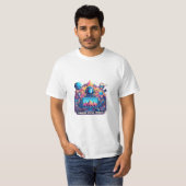 仮想世界を征服する Tシャツ (正面フル)