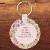 仮想先生キーチェーンギフト キーホルダー (正面)