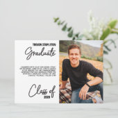 仮想卒業観戦パーティの招待状 案内状 (スタンド正面)