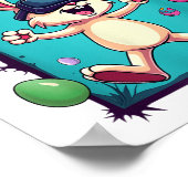 仮想卵ハンターおもしろい- Gamer Bunny Vr _イースター ポスター (角)