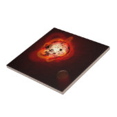 仮想外惑星によって周回した赤色矮星 タイル (側面)