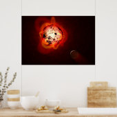 仮想外惑星によって周回した赤色矮星 ポスター (キッチン)