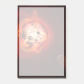 仮想外惑星によって周回した赤色矮星 ポストイット (正面)