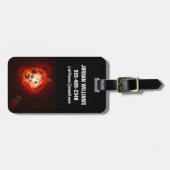 仮想外惑星によって周回した赤色矮星 ラゲッジタグ (正面横)