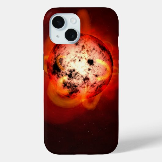 仮想外惑星によって周回した赤色矮星 Case-Mate iPhoneケース (裏面)
