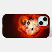 仮想外惑星によって周回した赤色矮星 Case-Mate iPhoneケース (裏面 (横))