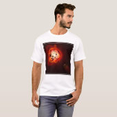 仮想外惑星によって周回した赤色矮星 Tシャツ (正面フル)
