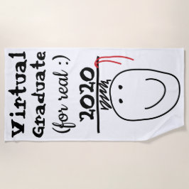 仮想大学院実在 ビーチタオル