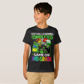 仮想学の第2段階でのゲームの完了 Tシャツ (正面フル)