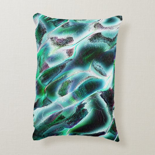 仮想岩と熱帯雨林からのスカルプラフネス アクセントクッション (裏面(縦))