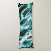 仮想岩と熱帯雨林からのスカルプラフネス ボディピロー (裏面 (縦))